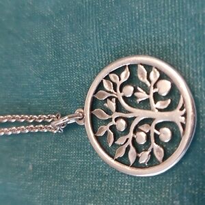 James Avery Tree Of Life Pendant And Necklace *Retired*